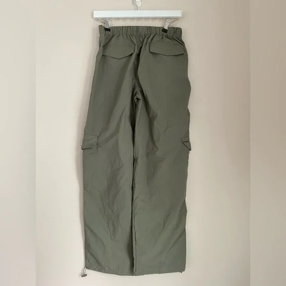 WILO THE LABEL PARACHUTE CARGO PANT OLIVE XS NWT - Picture 2 of 11